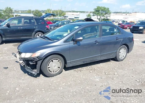 2009 Honda Civic Hybrid from USA, damaged, VIN JHMFA36299S003979